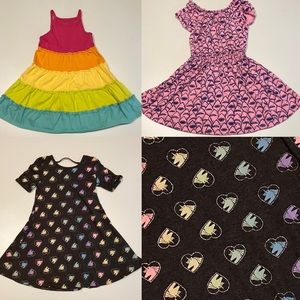 Lot of 3 cute summer dresses - girls 6